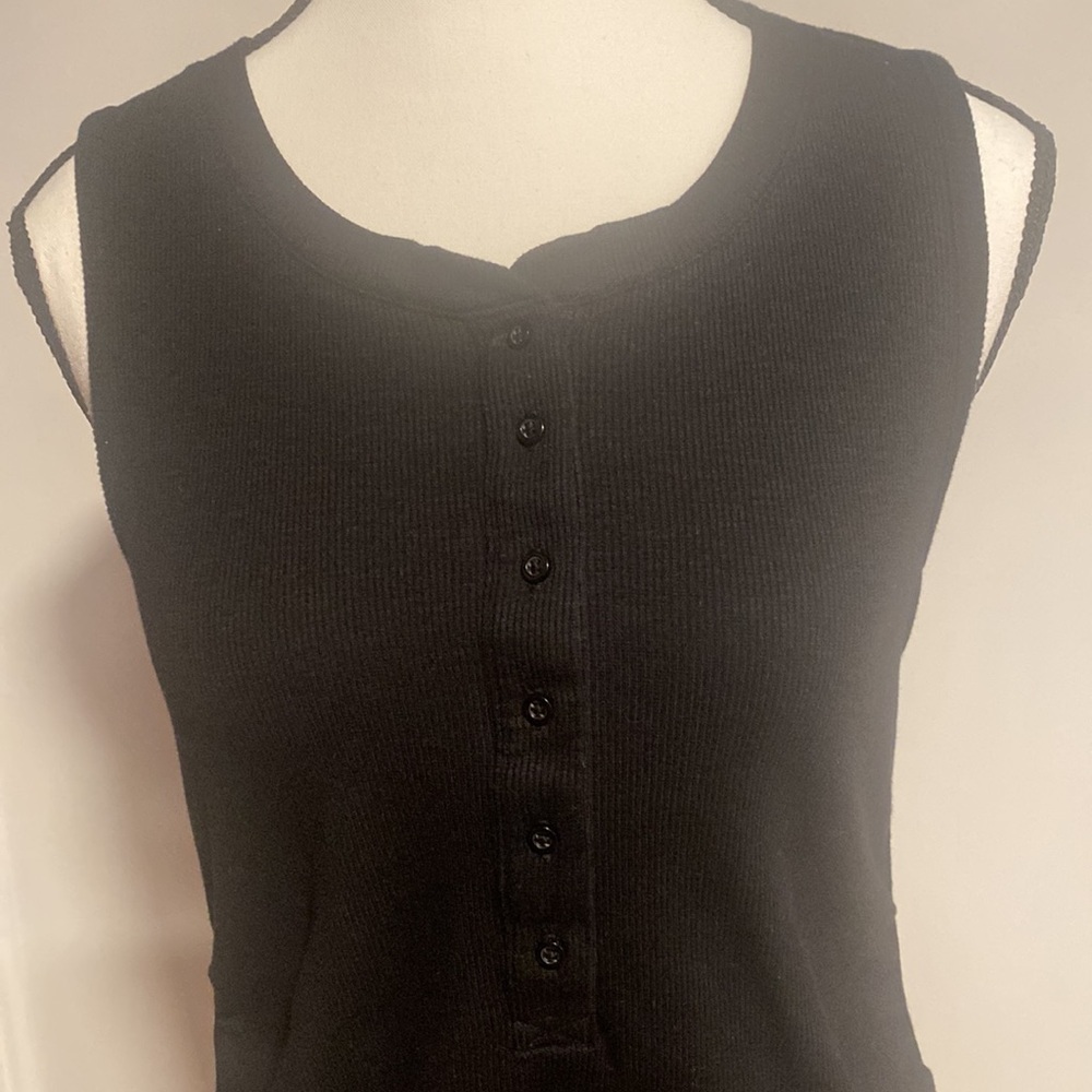 GAP Maternity Tank Top with Buttons - Picture 2 of 7